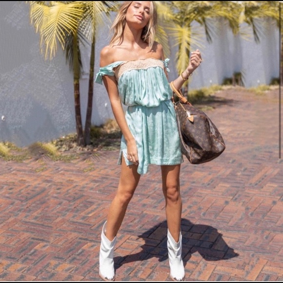 knee length dresses for ladies Beach Bar Mini Dress in Multicolor